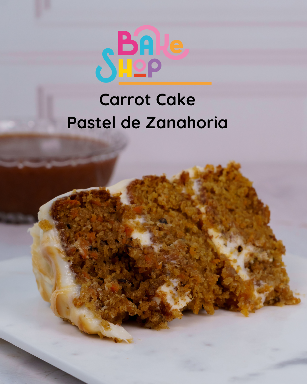 Salted caramel carrot cake